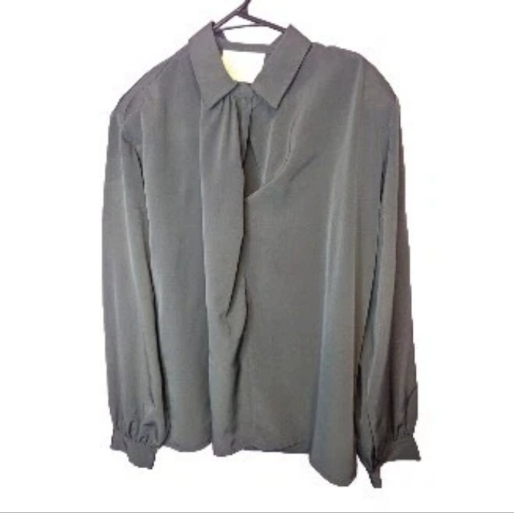 Country Sophisticates By Pendleton Blouse Top V-Neck Plus Size 18